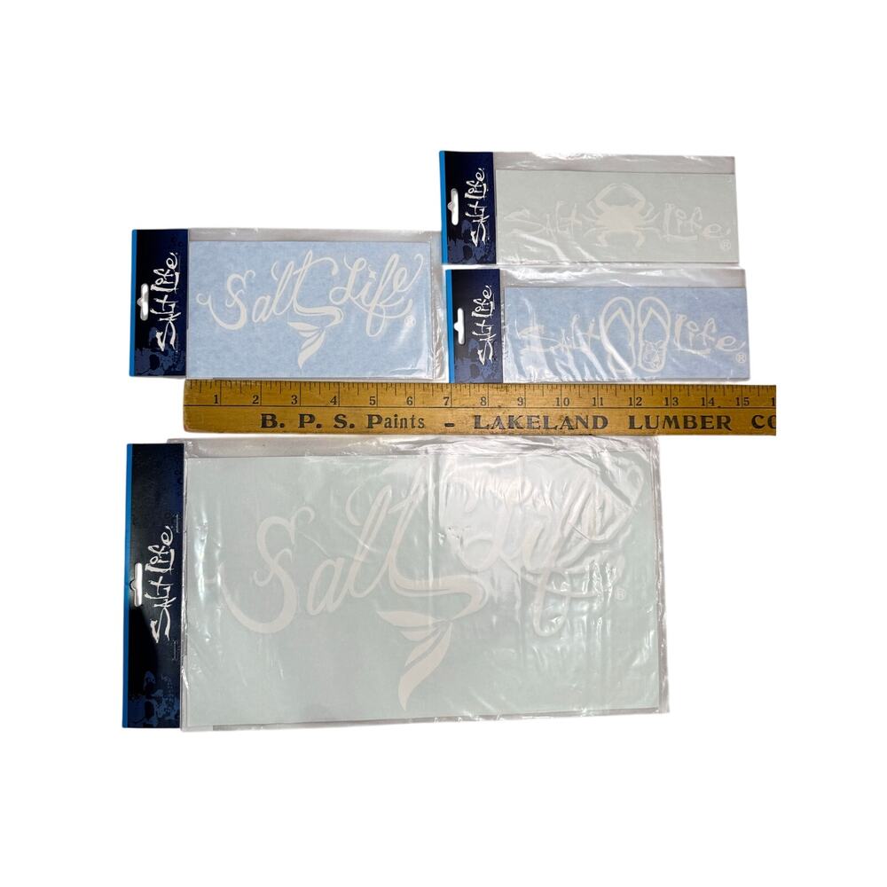 Salt Life Car Decal Bundle Of 4 NWT